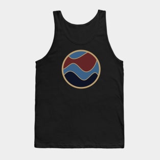 Scene - Blue, Gold, Maroon Tank Top